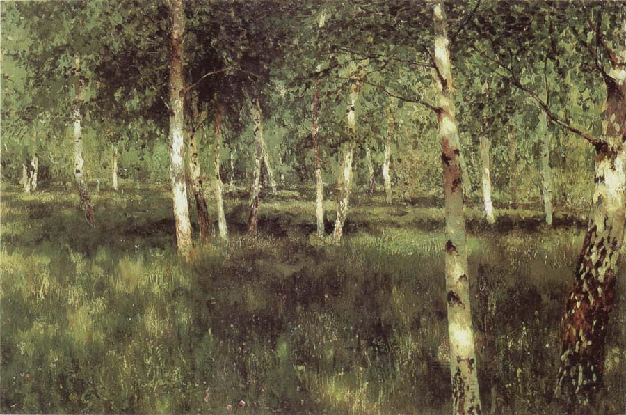 Isaac Levitan Birch Plantation